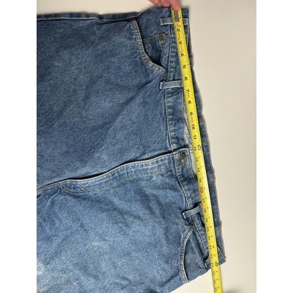 Vintage Levis 549 Jeans Men’s 52x28 Leather Tab Blue Denim 80s 1986 - Picture 9 of 13
